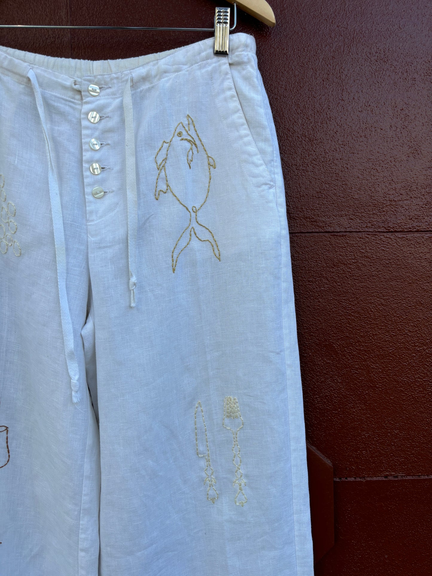 Table Manners Linen Pants